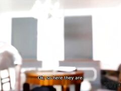 TUTOR4K. Sexy mature teacher and younger man become lovers