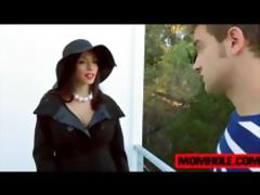 MILF Ariella Ferrera seduce teen easy with her huge tits