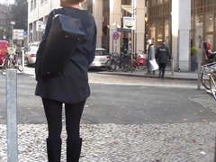 Mom and anal plug in public
