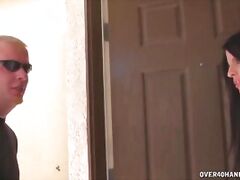 Hot Housewife Jacks Off The Gardener