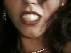 Threesome In The Vintage Kitchen Makes The Woman Enjoy