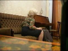 Older teacher and boy