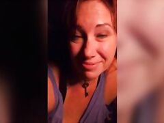 Cougar just had her Huge Butt Fucked still Horny Ass Fuck Glow Dildo Disappearing