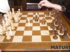 MATURE4K. Chess-ty mature gets screwed