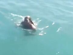 Real amateur wives in a hardcore orgy on a boat