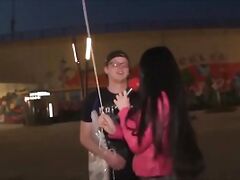 Pimmel Bingo German Cougar Blows Random Dick