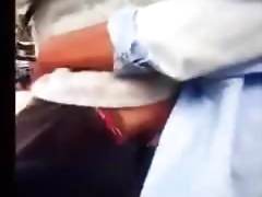 Old Chinese couple doing it out in the open