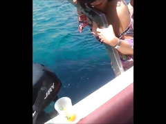 Hot MILF fuck on the boat