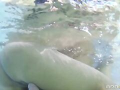Check out the super-hot underwater fucking that goes down once they move the party into the pool.